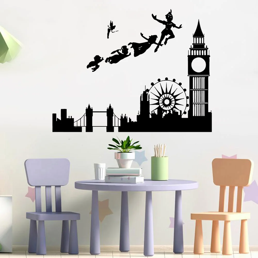 Наклейка на стену для детской комнаты Виниловая наклейка с изображением пиратов