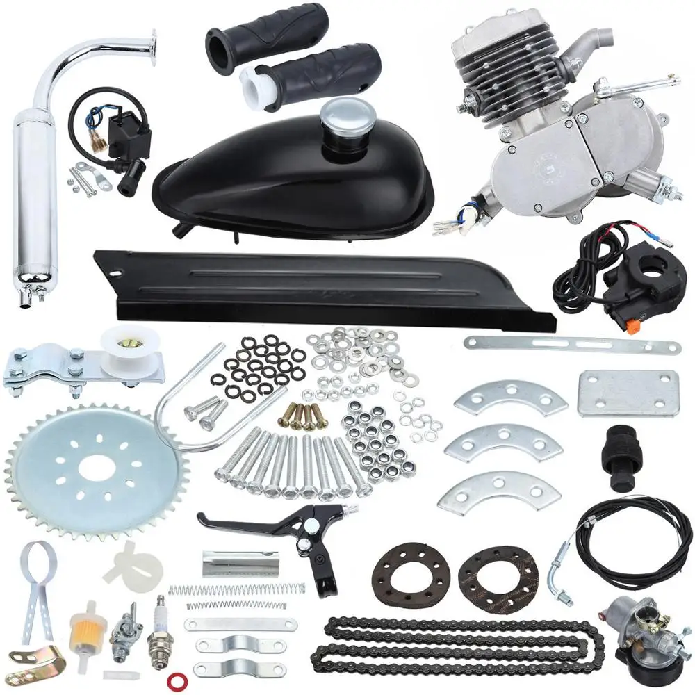 Комплект велосипедных двигателей Samger 80cc двухтактный газовый двигатель для