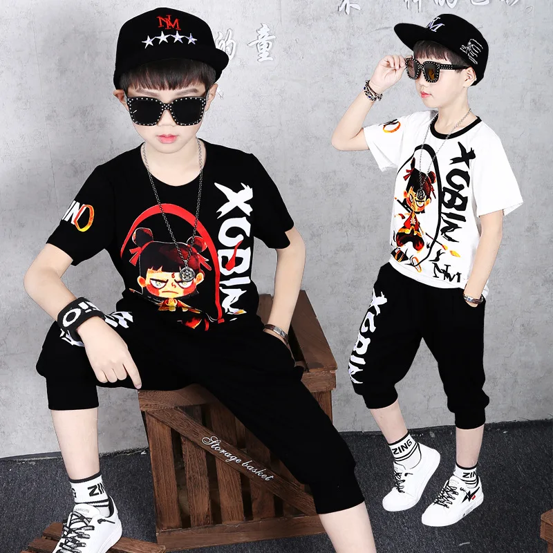 

Summer Children's Clothing Set Boys Cartoon Short Sleeve T Shirt & Pants 2Pcs Outfits Kids Clothes Sports Suit Baby Boy Costume