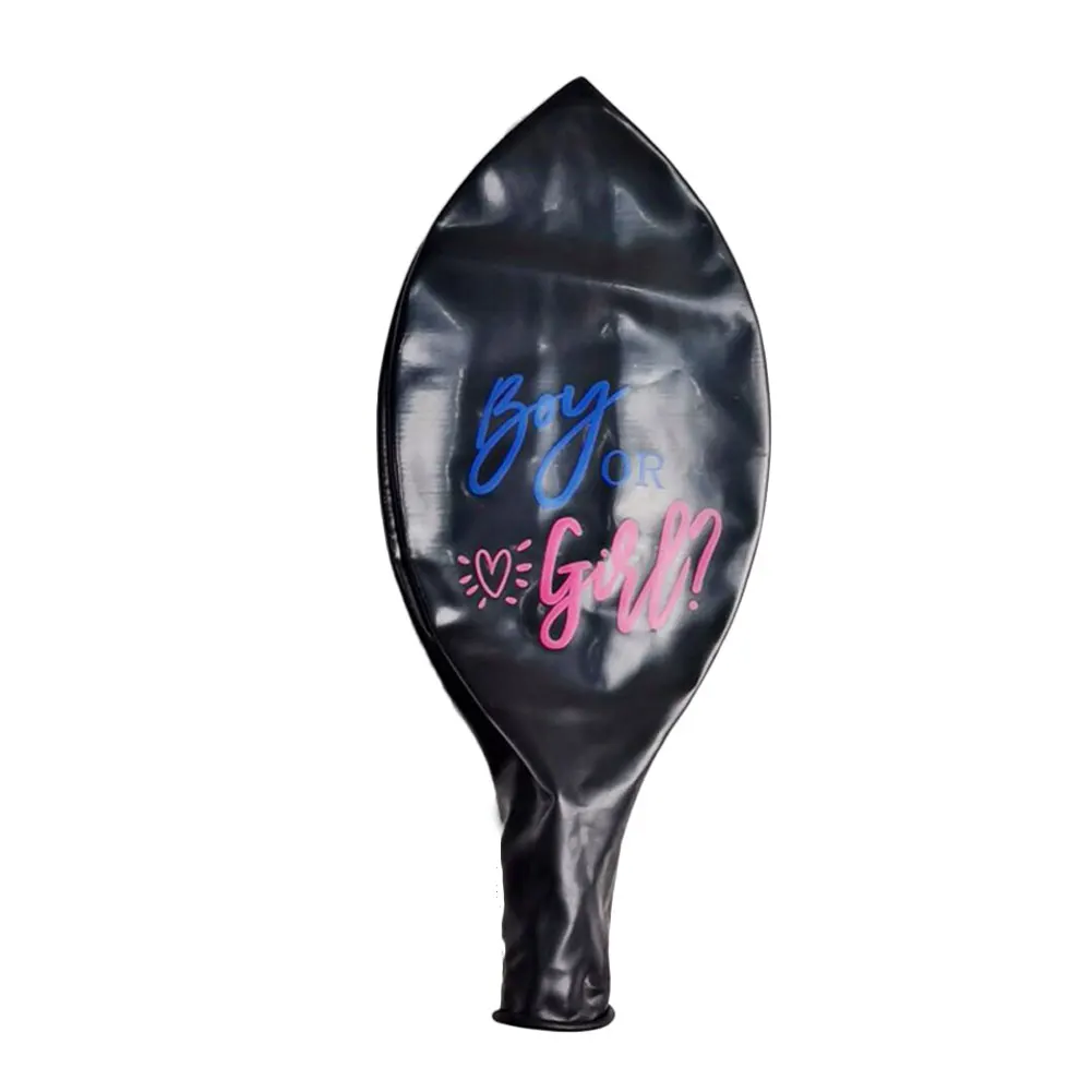 

Boy and Girl Party Decoration Props 36 Inch Balloon Boy or Girl Big Black Balloon Newborn Gender Reveal Party Flower Balloons