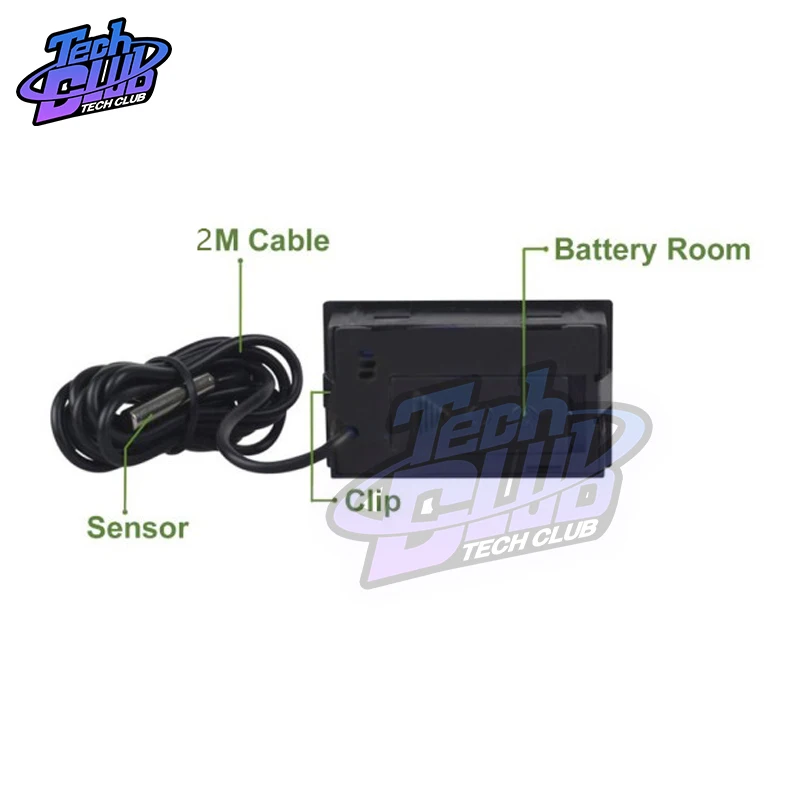 Метеостанция со светодиодной подсветкой цифровой термостат для контроля