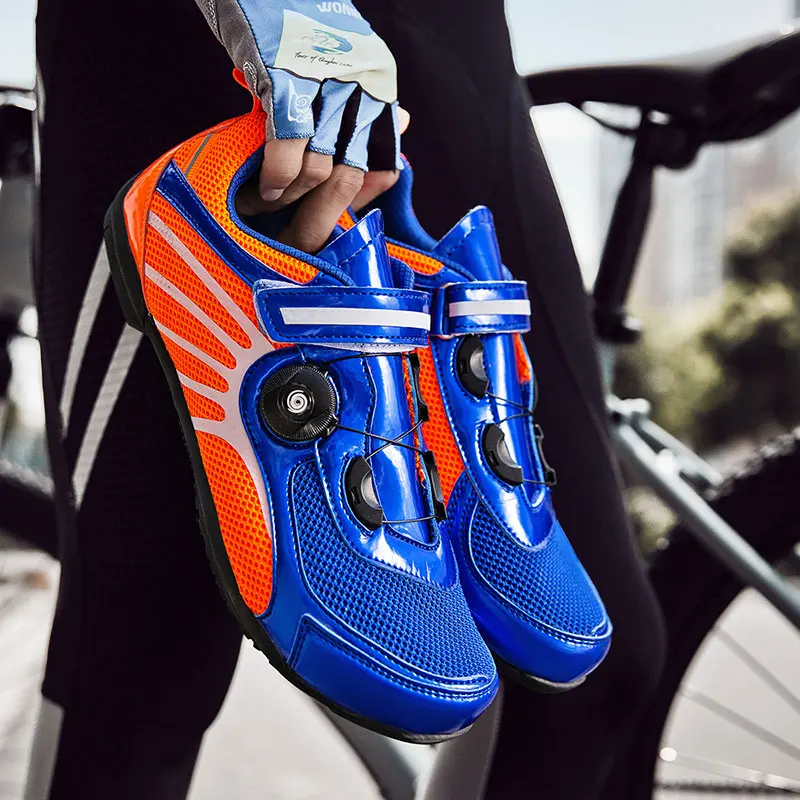 

Road Bike Shoes Cycling Non Slip Shoes No Lock Mtb Breathable Trekking Zapatillas Ciclismo Carretera Outdoor Equipment ED50QX