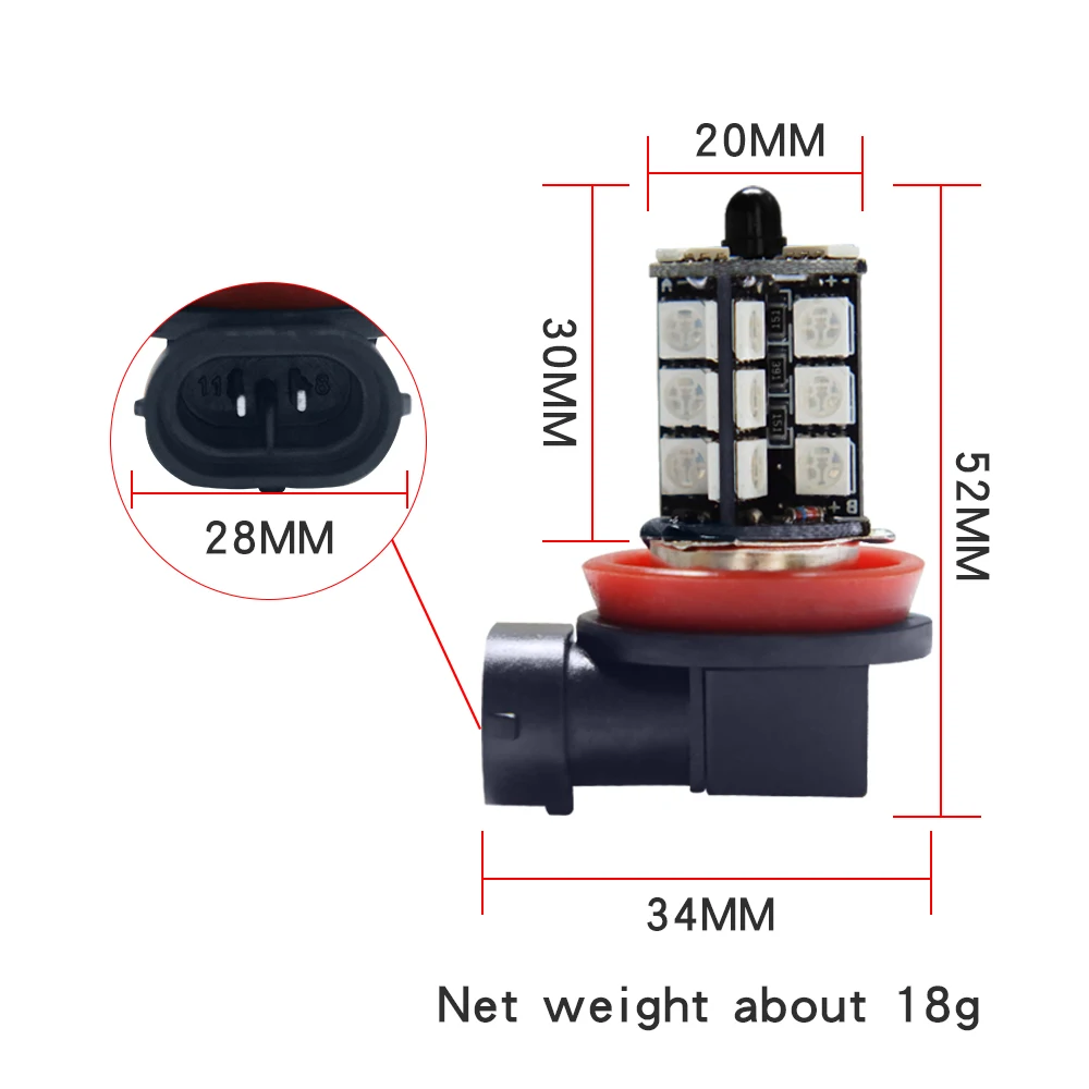 Цветная (RGB) содержат дистанционного Управление светодиодный туман светильник