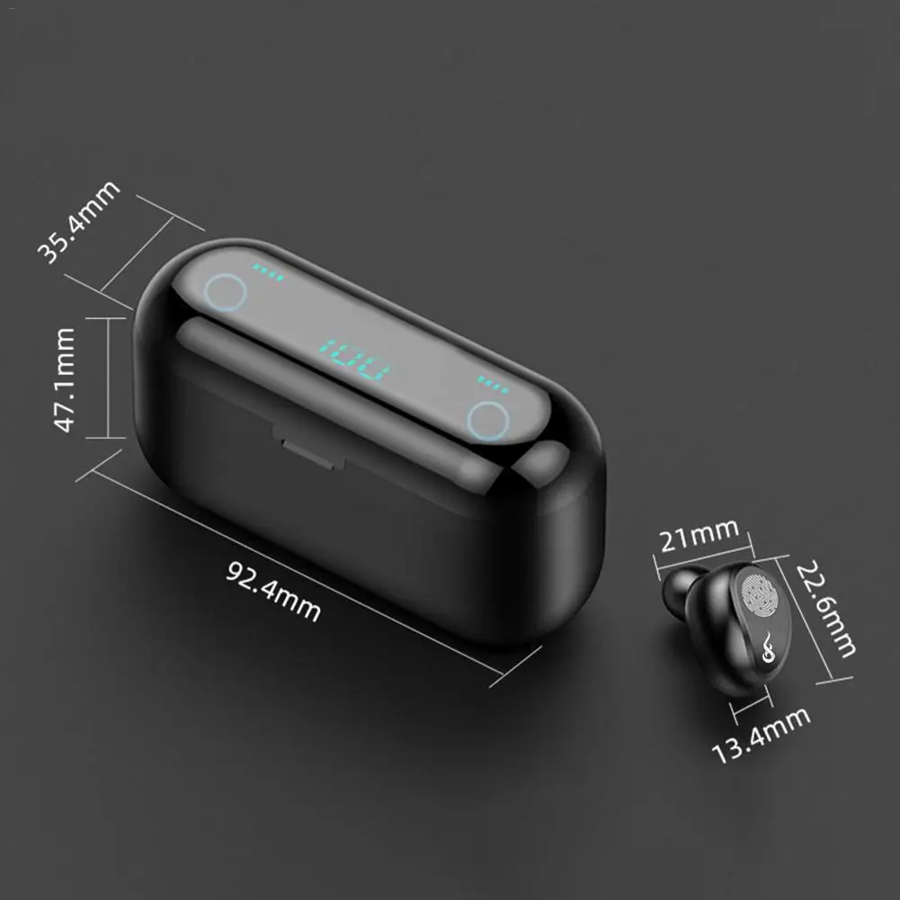 F9 TWS беспроводные наушники мини Smart Touch Bluetooth наушники 5,0 беспроводные наушники стерео гарнитура с 2000 мАч power Bank