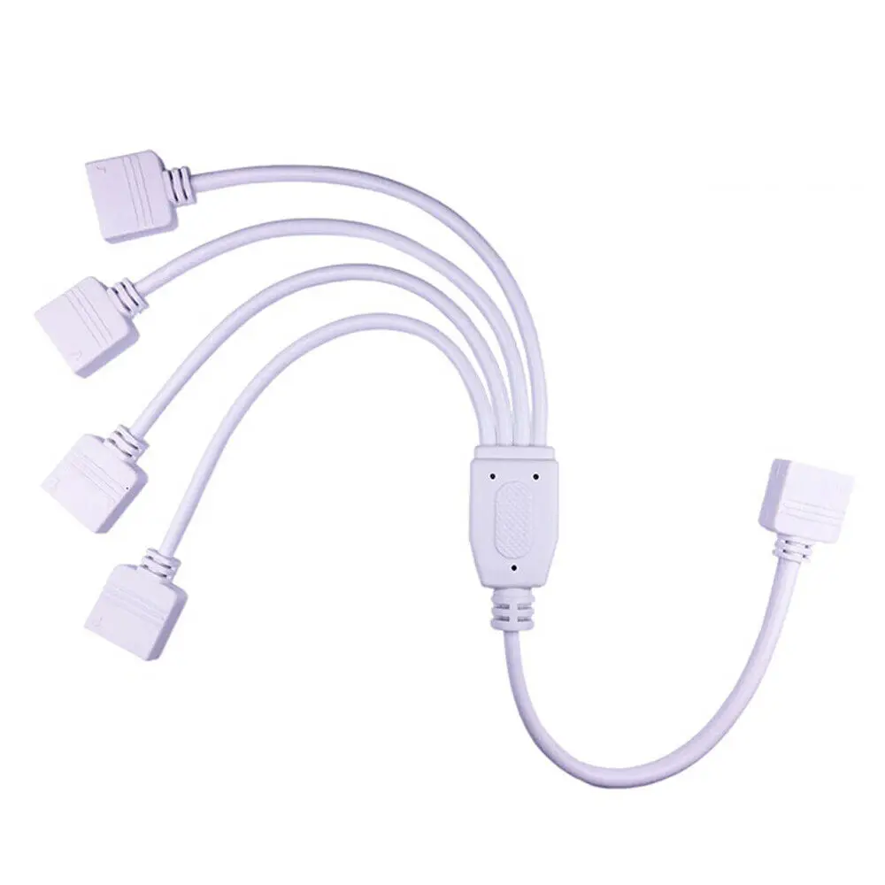 4pin 1 м 2 1T2 1T3 1T4 светодиодный RGB Разъем удлинитель кабеля распределения соединение Y