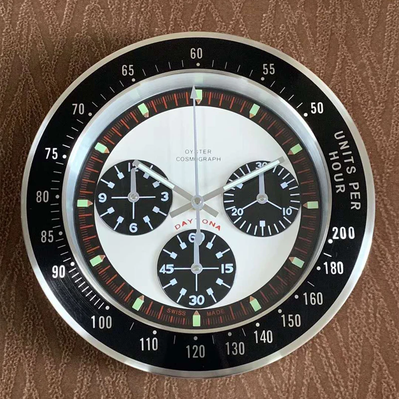 

New Luminous Watch Wall Clock on The Wall Clock for Home Logo Luxury Metal Wall Watches Home Decor Large Modern Vintage Clocks