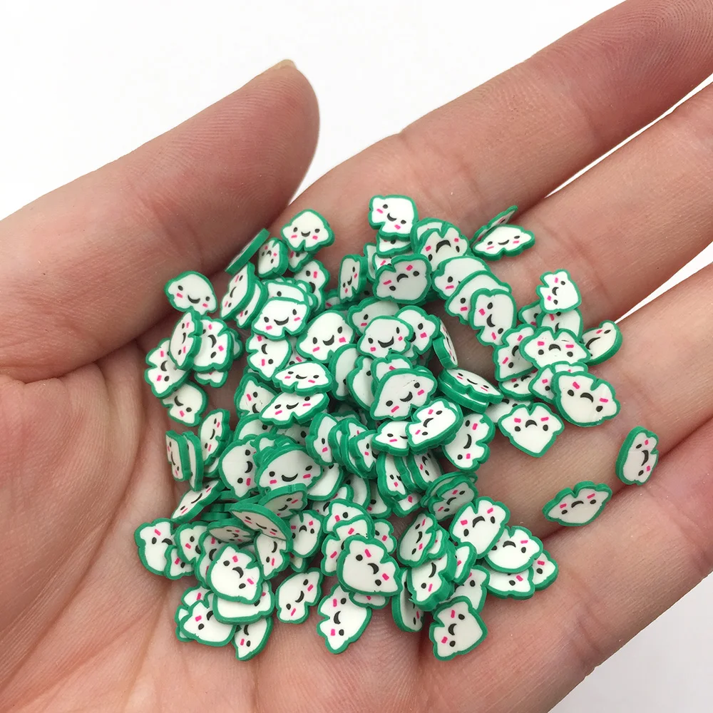 50 г Мультяшные облака кусочки Подвески поставки полимерная мягкая глина брызги