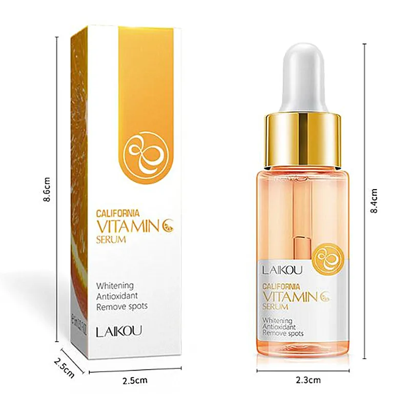 15 мл Сыворотка для лица Sakura 24K Золотая Улитка и витамин С отбеливающая