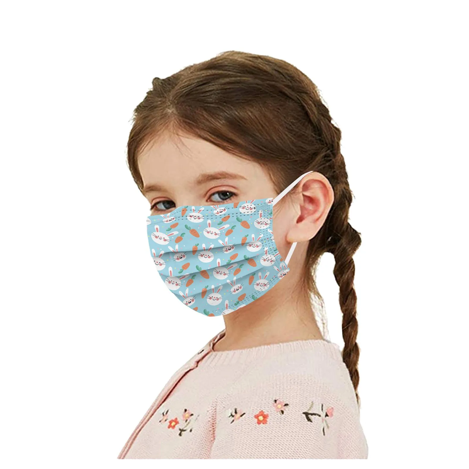 

10-50PC Kids Children's Mask Disposable Easter Face Mask 3ply Ear Loop Masks Comfortable Mouth Masks Hot Sale Mascarillas