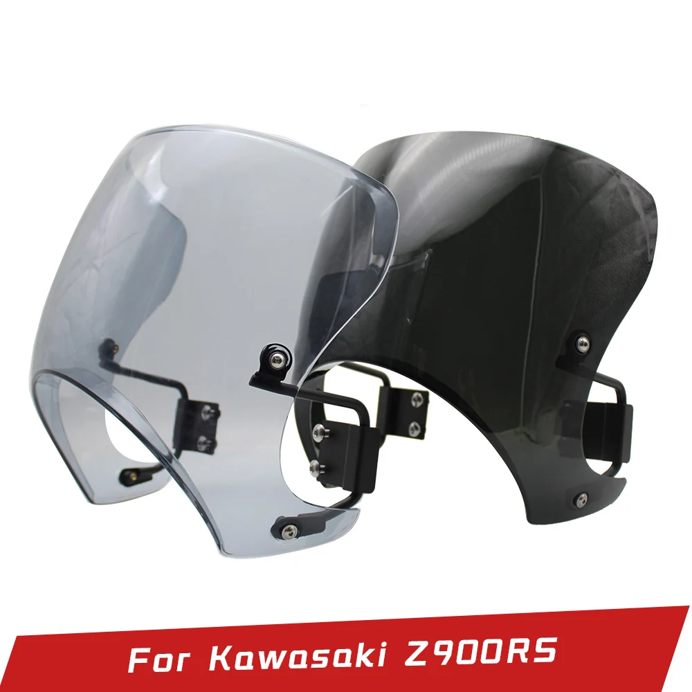 Для мотоциклов Kawasaki Z900RS 2018 2019 защита от ветрового стекла для кафе гоночного