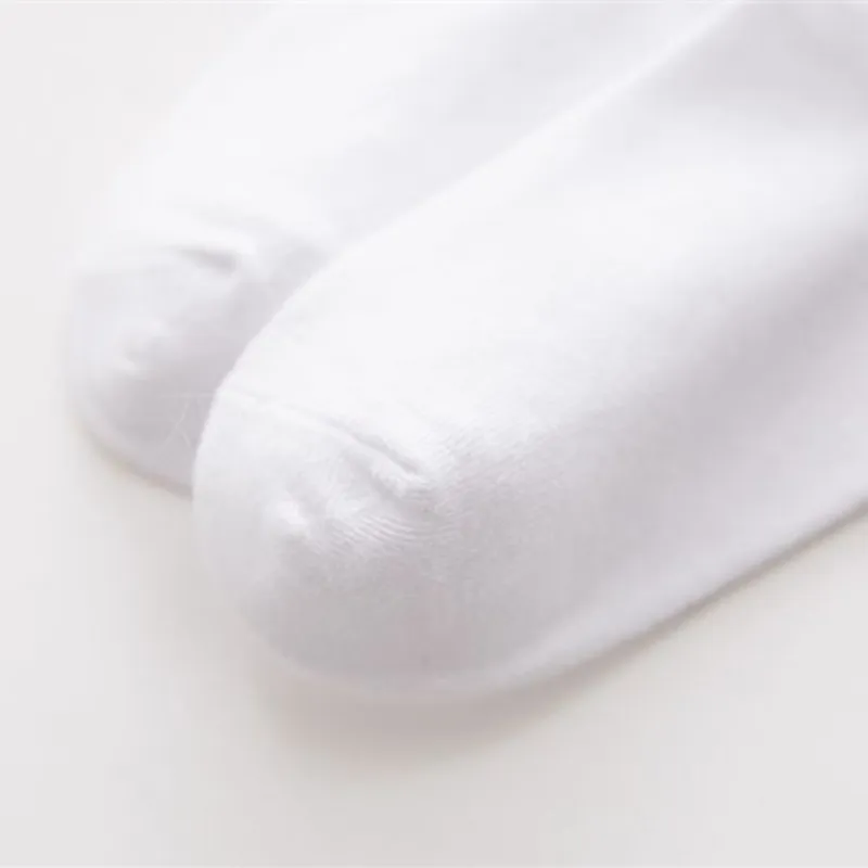

White Kid Socks 5Pairs/Lot Baby Casual Ankle Socks Solid Color Thin Soft Cotton Children for Boys Girls Sport Students Socks