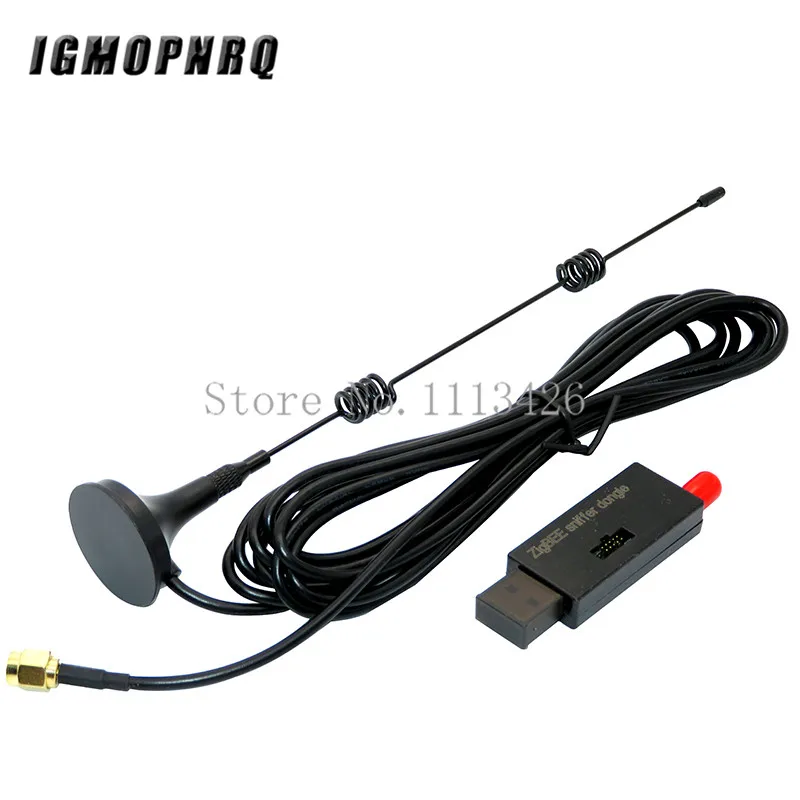 Zigbee Emulator CC-Debugger USB Programmer CC2531 CC2540 Sniffer with 8DBI antenna Bluetooth Module Connector Downloader Cable - купить по