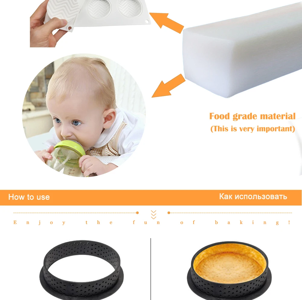 3d mould Набор Мини Тарт твист/глэм набор Тарт кольцо silikomar100% Платина силиконовые формы для пирожных/силиконовые формы для пирожных 067