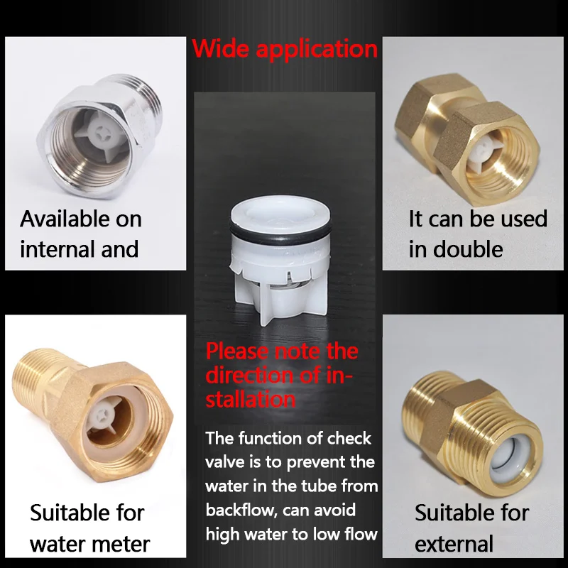 Штепсельная пластиковая пружина с защитой от обратного клапана для аквариума