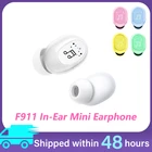 Наушники-вкладыши F911, беспроводные, водонепроницаемые, TWS