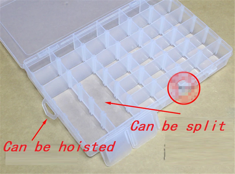 

High quality 36 lattice electronic parts box, multi-function storage box, you can split the free adjustment 36 lattice Parts box