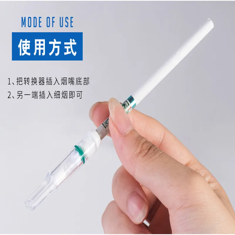 

100Pcs Disposable Tobacco Cigarette Filter Smoking Reduce Tar Filtration Cleaning Holder Healthy Smoking Tools