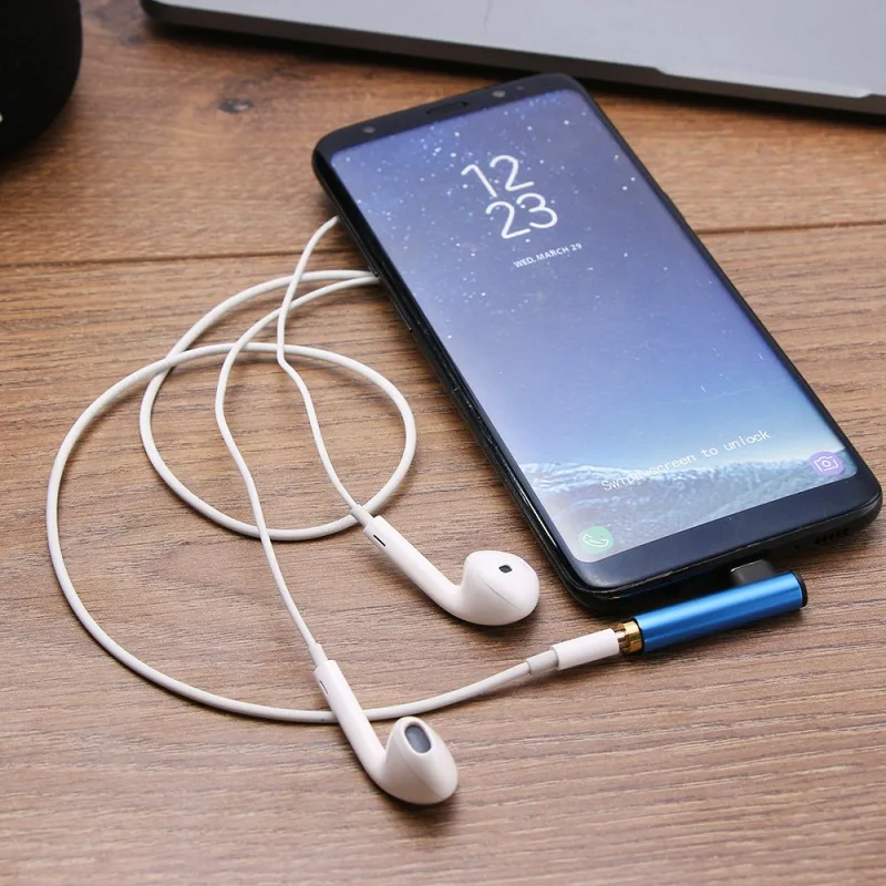 Адаптер для наушников с разъемом USB Type-C папа на гнездо 3 5 мм AUX преобразователь