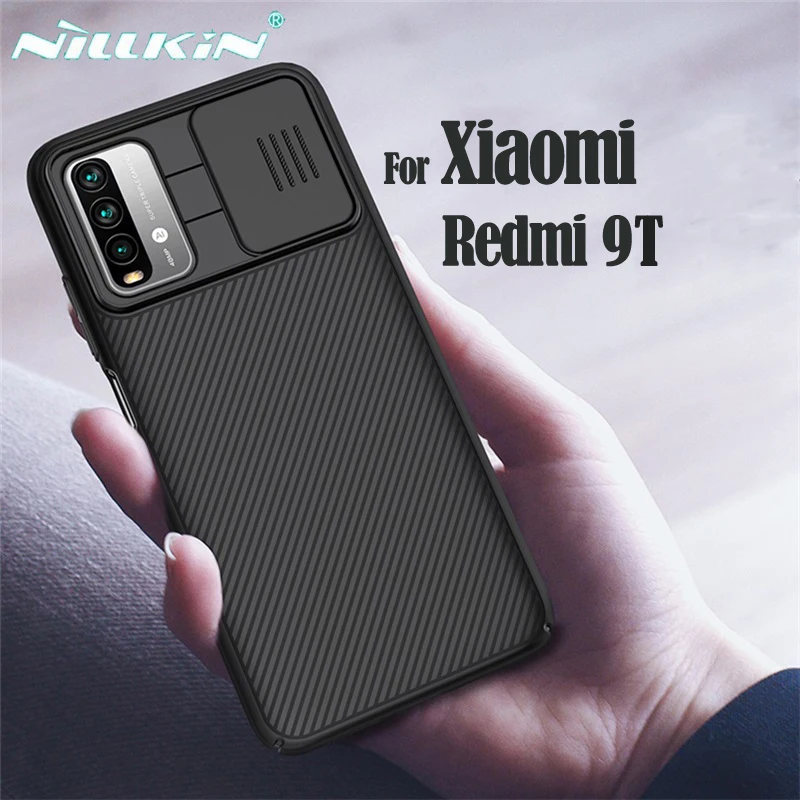 

NILLKIN CamShield Case For Xiaomi Redmi 9T Slide Camera Cover Phone Lens Privacy Protection Back Cover For Xiaomi Redmi9T