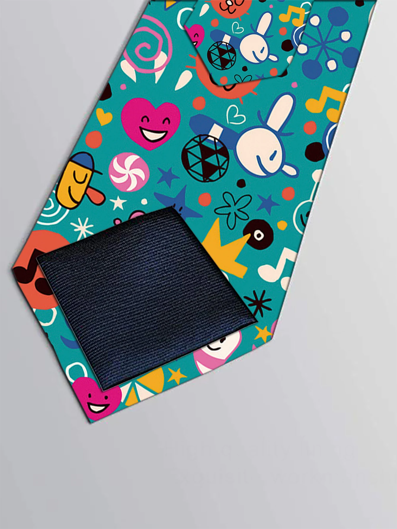 Модный мультяшный милый мужской галстук повседневный шириной 8 см забавный