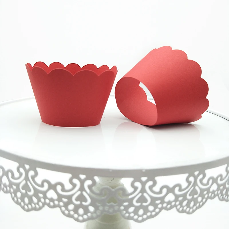 36 шт конфетных цветов обертки для кексов красный синий черный оранжевый розовый