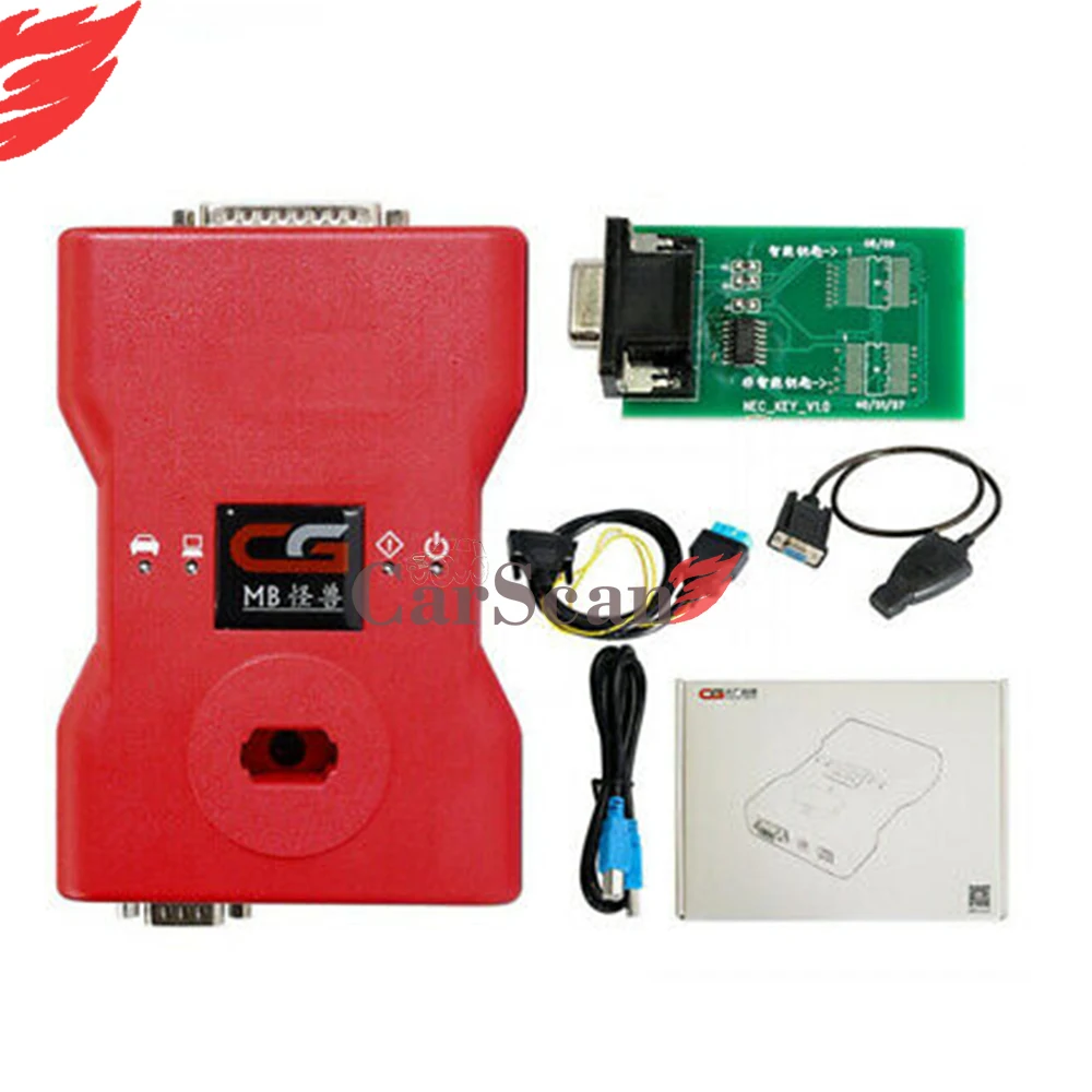 CGDI MB с полными адаптерами адаптер переменного тока имитатора ELV включая тестовую