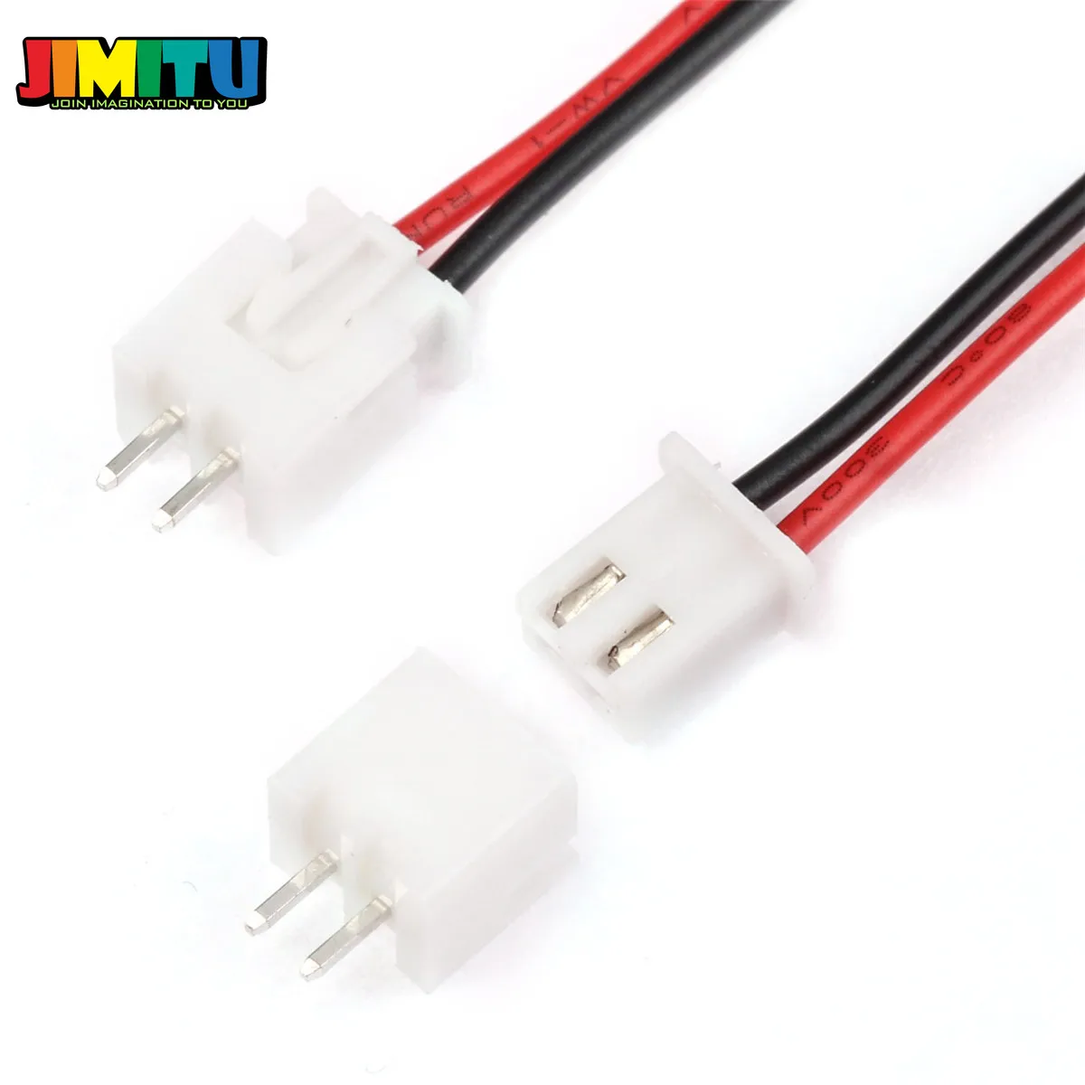 10 комплектов штекеров Mini Micro 2 Pin JST XH 54 мм с проводами 24AWG соединительный кабель