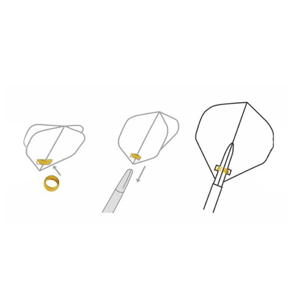 

Games Spring coil Small Ring Silver O Ring For Nylon Darts Shafts Dart