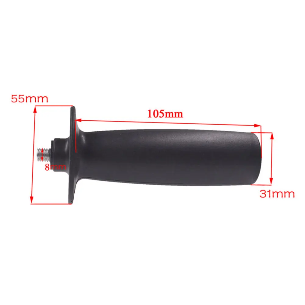 New Angle Grinder Handle M8/M10/M12/M14 8mm/10mm/12mm/14mm Plastic Thread Auxiliary Side for Black Tools |