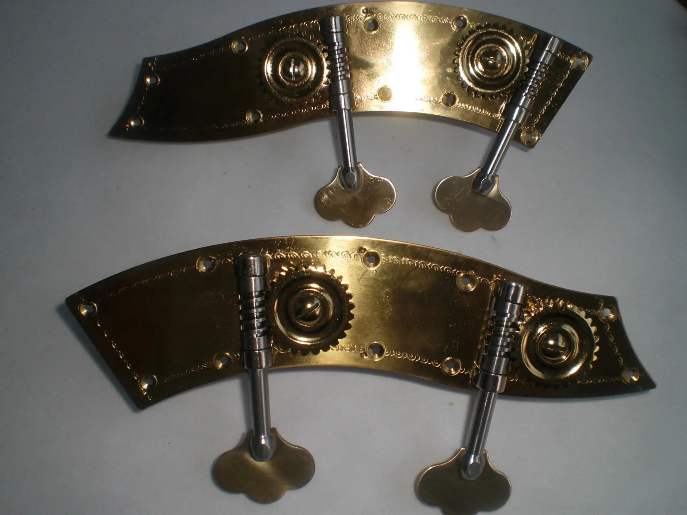 1 комплект качественных колышек с двойными басами 1/4 1/2 3/4 4/4 или без резьбы