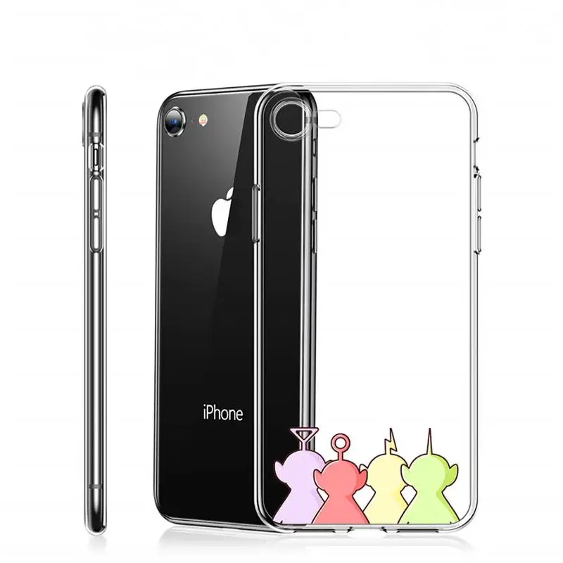 

Cartoon Teletubbies cute baby Phone Case Transparent for iPhone 6 7 8 11 12 s mini pro X XS XR MAX Plus