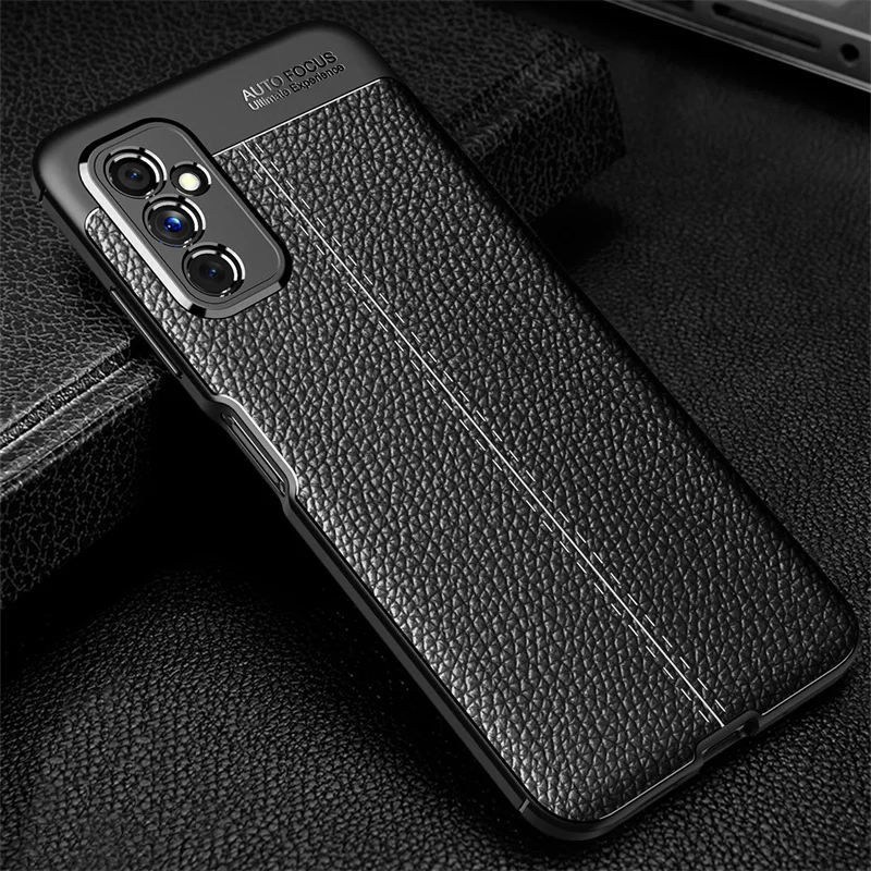 for samsung m52 5g case for samsung galaxy m52 5g cover bumper back shockproof tpu soft leather for fundas samsung m52 5g cover free global shipping