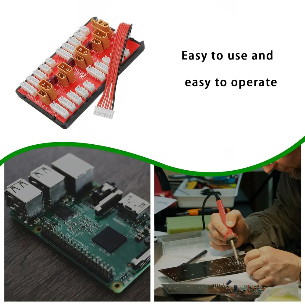 Зарядная плата Power-Genius 2 в 1 параллельная зарядная PG XT30 XT60 штепсельная вилка