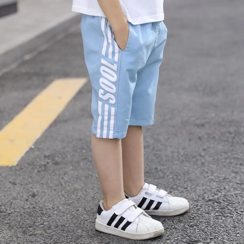 Детские брюки детские хлопковые шорты летние тонкие пляжные спортивная одежда