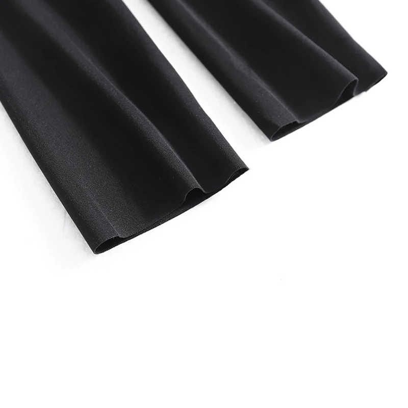 Разборчивого с завышенной талией леггинсы для фитнеса женщин брюки сплошной