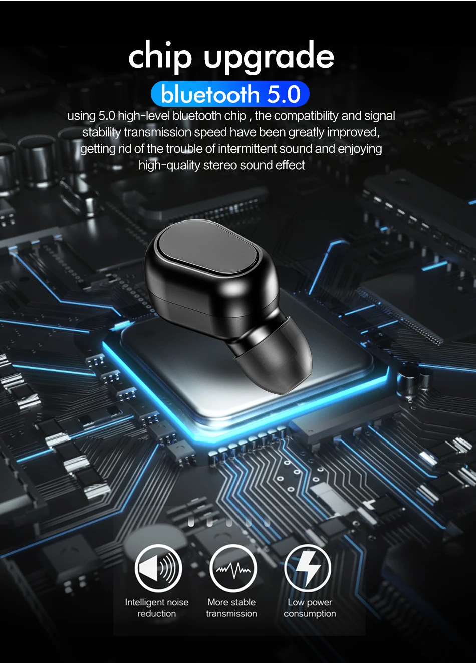 Мини Tws Bluetooth наушники HD стерео беспроводные наушники Bluetooth 5,0 свободные спортивные наушники игровая гарнитура для телефона