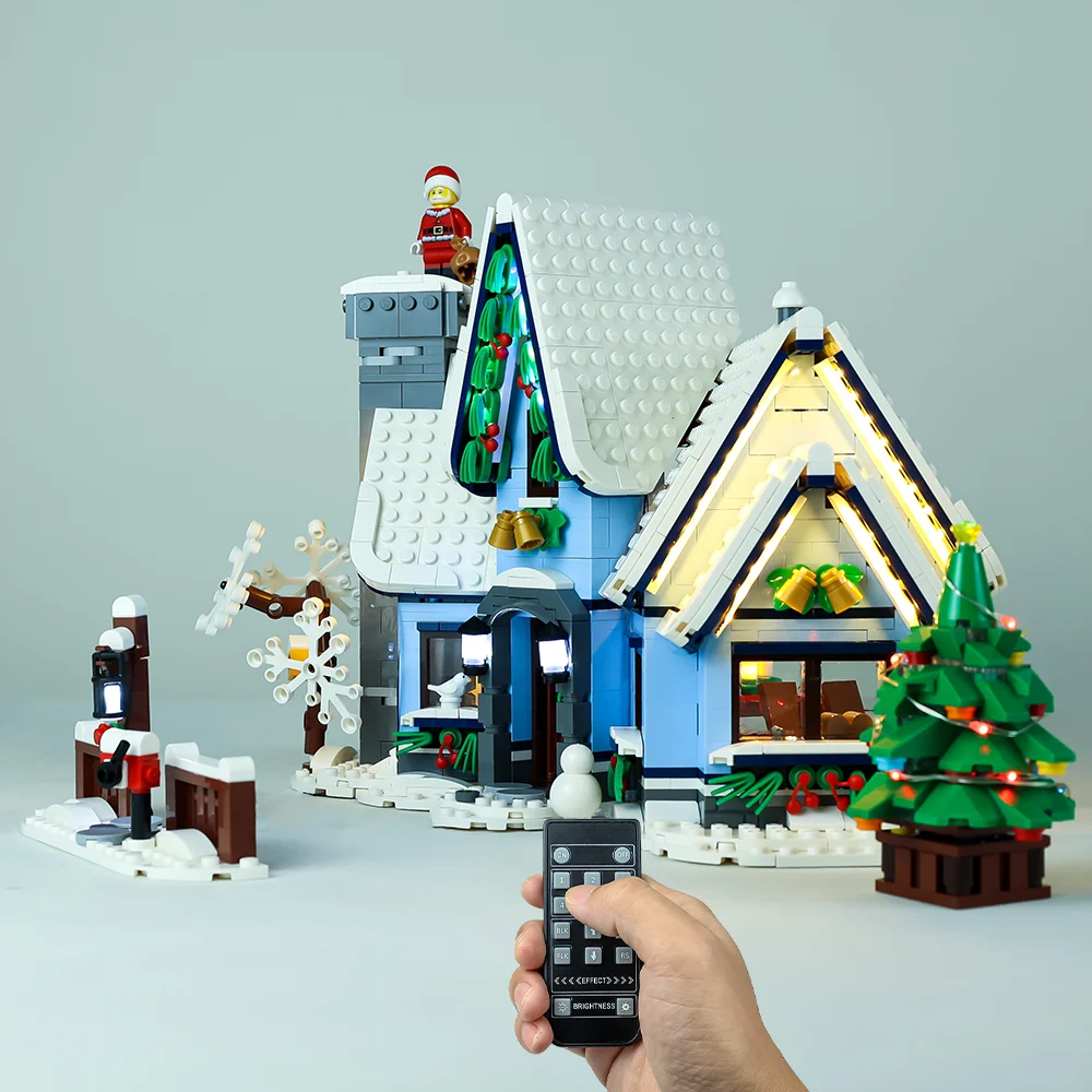 LED Light Kit For Christmas Creator 10293 Winter Village Santa’s Visit DIY Toys Building Blocks Collectible Lamp Set No Model | Игрушки и