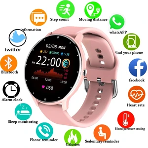 LIGE Women Smart band Watch Real-time Weather Forecast Activity Tracker Watches Heart Rate Monitor S