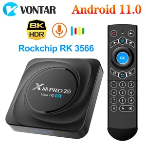 2021 8gb ram 128gb smart tv box android 11 4gb 64gb 32gb rockchip rk3566 support google assistant youtube tvbox media player free global shipping