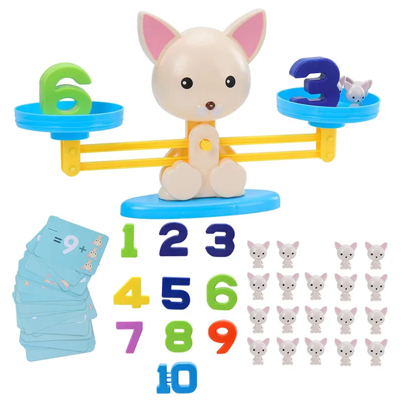

Homeschool Kindergarten Balance Board Game Montessori Toys Educational Scale Balancing Numbers For Kids Ages 3 4 5 6 7 Year Old