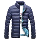 Зимняя мужская куртка, стильная верхняя одежда, мужская парка, куртка со стоячим воротником, мужские плотные куртки и пальто, мужские зимние парки, большие размеры