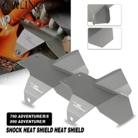 exhaust pipe protection cover shock heat shield heat dhield for 790 890 adventure 790 adv rs 2018 2021 890 adventure 2020 2021
