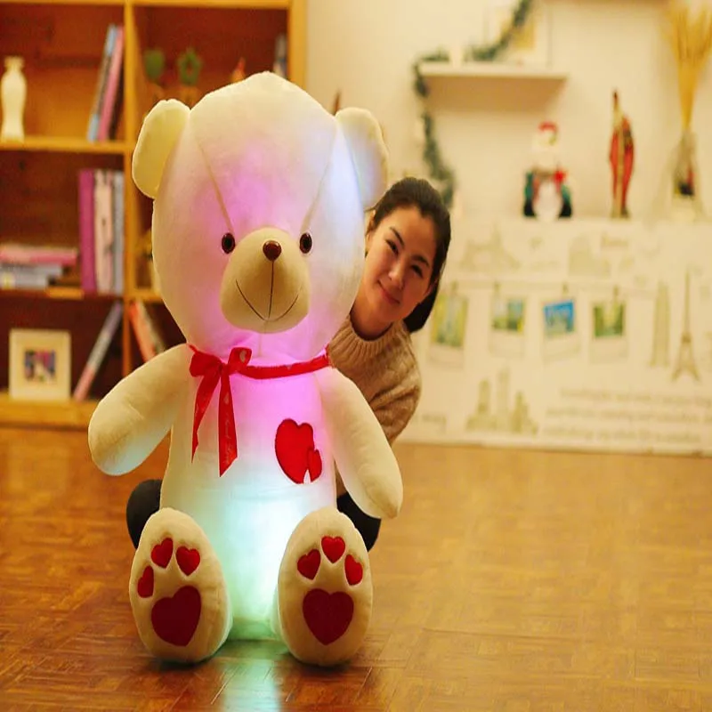 1 шт. светодиодный светильник с Bluetooth музыкальный любитель плюшевый мишка мягкие