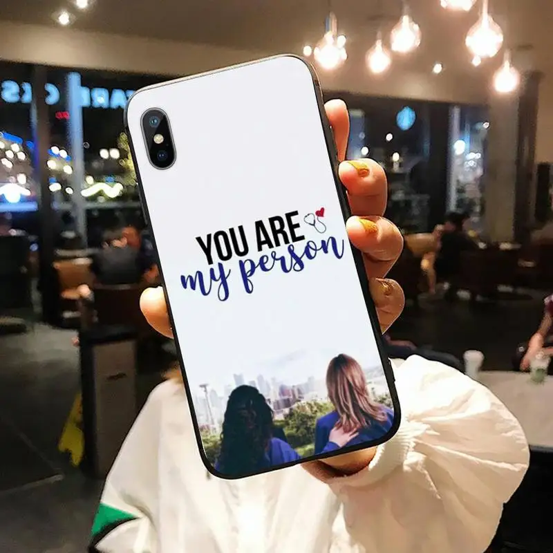 

Greys Anatomy You're My Person high quality Phone Case coque for iPhone 11 12 pro XS MAX 8 7 6 6S Plus X 5S SE 2020 XR