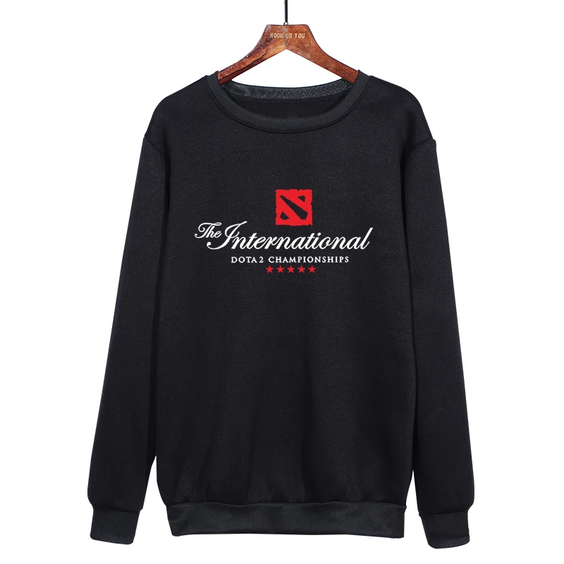 Мужская Толстовка Dota 2 Повседневная Уличная флисовая толстовка с капюшоном