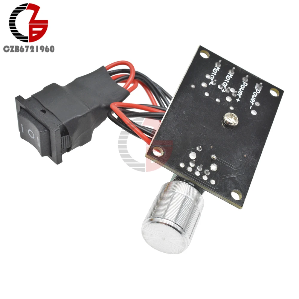 DC 12V 24V Напряжение регулятор 3A 80 Вт 1203BB контроллер скорости двигателя постоянного