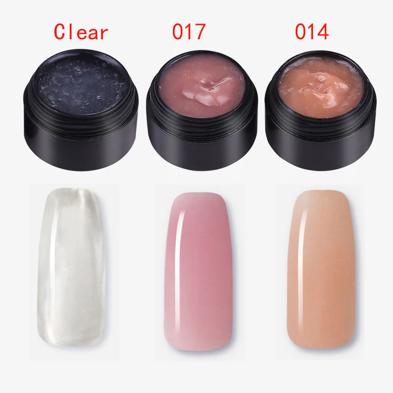 MSHARE 250 г волоконный гель для наращивания ногтей Стекловолоконный прозрачный