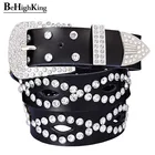 Ремень женский, с отверстиями, с пряжкой с язычком, ширина женский кожаный пояс см, 3,3