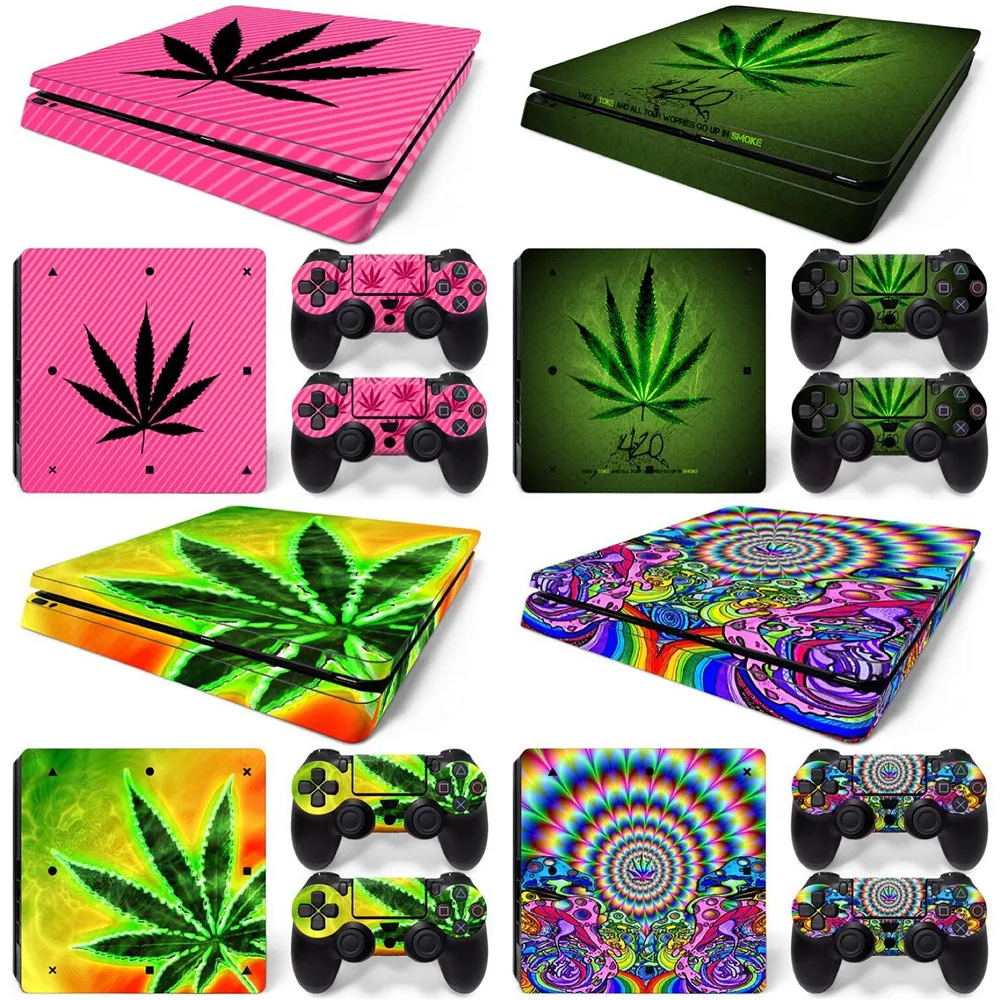 Для PS4 тонкий стикер кожи популярный дизайн заказной виниловая наклейка для