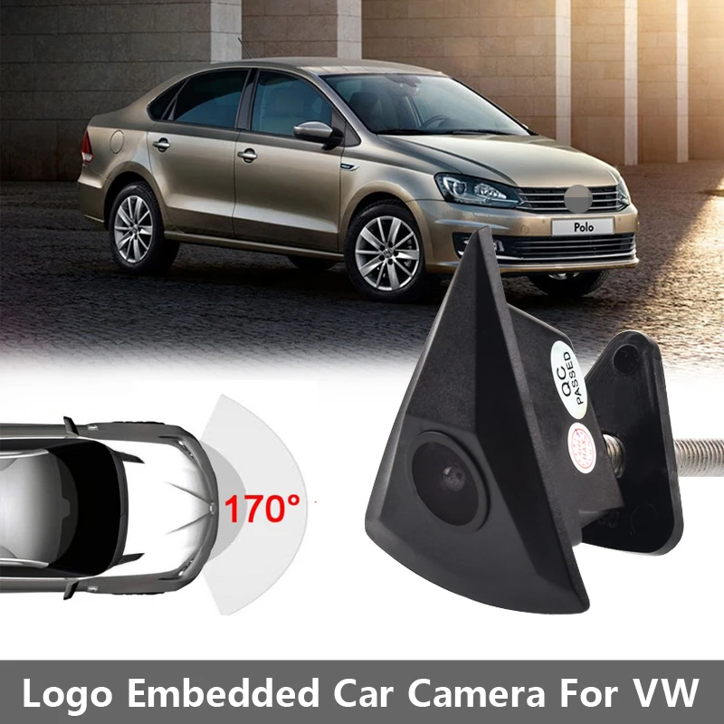 HD Автомобильная ПЗС камера переднего вида для VW Passat B5 B6 B7 Tiguan Golf MK5 MK6 Touran Polo Sedan